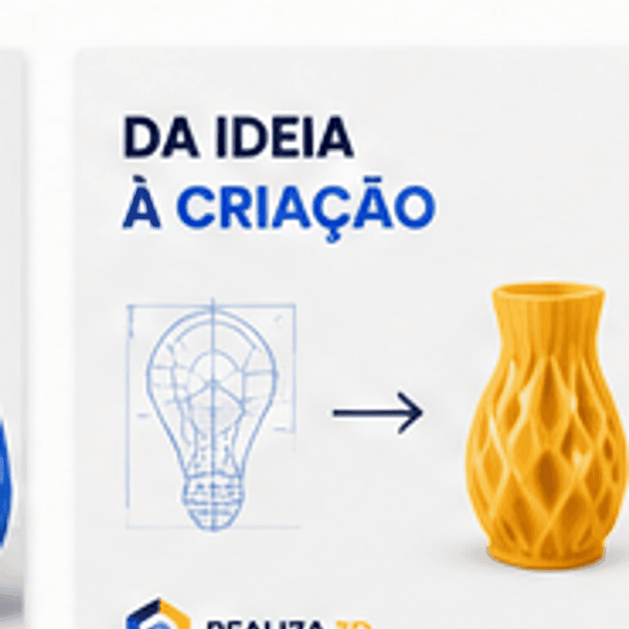 Decoração impressa em 3D