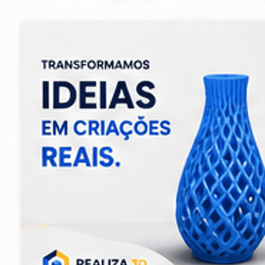 Projetos personalizados impressos em 3D